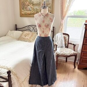 Jean maxi skirt  Y2K j crew denim skirt‎ size 8